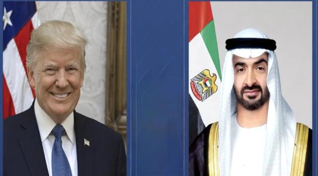 الرئيس الإماراتي ونظيره الأمريكي يبحثان العلاقات الإستراتيجية بين البلدين ...