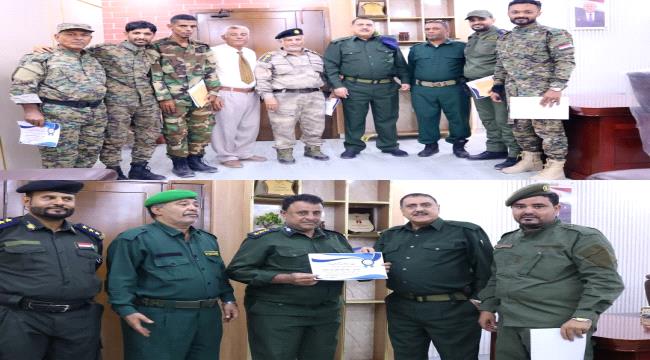 مدير أمن عدن يكرم قيادات وأفراد شرطة المنصورة والقاهرة لجهودهم في مكافحة الجريمة ...