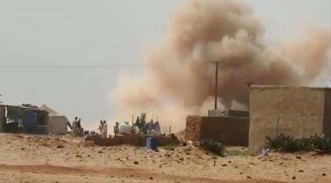 استشهاد مواطن إثر انفجار لغم حوثي وصد مسيرات في جبهة ثره  ...