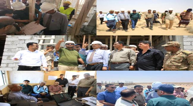 محافظ لحج يتفقد سير العمل في مشروع المدينة الجامعية للذكاء الاصطناعي ...