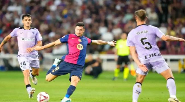 برشلونة يكتسح أتلتيك بيلباو برباعية ويقفز لصدارة الدوري الاسباني مؤقتا ...
