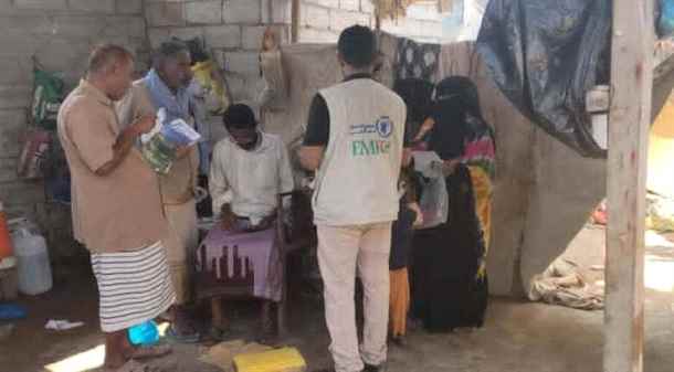نزول ميداني لمتابعة تحديث بيانات مستفيدي برنامج الغذاء العالمي في الخوخة
