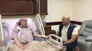 طارق صالح يزور البركاني في القاهرة للاطمئنان على صحته ويتمنى له الشفاء العاجل ...
