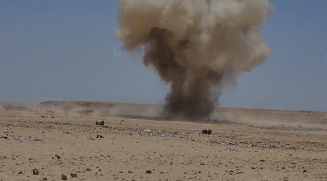 مشروع «مسام» يتلف 1696 قطعة من المخلفات الحربية في مديرية غيل بن يمين ...