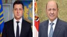 الرئيس العليمي يبعث برقية تهنئة إلى الرئيس الأوكراني بمناسبة ذكرى الاستقلال ...