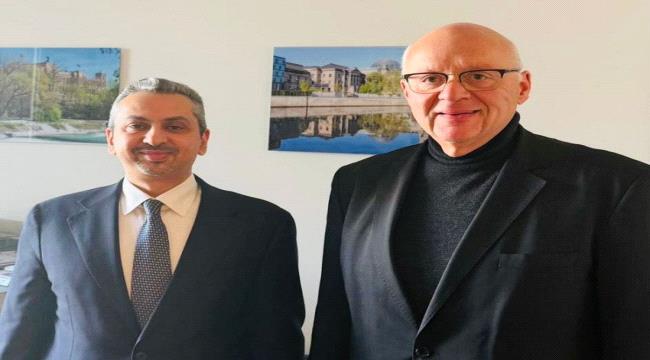 السفير الأرياني يبحث في برلين تطورات اليمن وتعزيز التعاون مع البرلمان الألماني ...