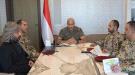 طارق صالح يترأس اجتماعًا عسكريًا للاطلاع على مستوى الجاهزية القتالية في جبهات الساحل الغربي ...