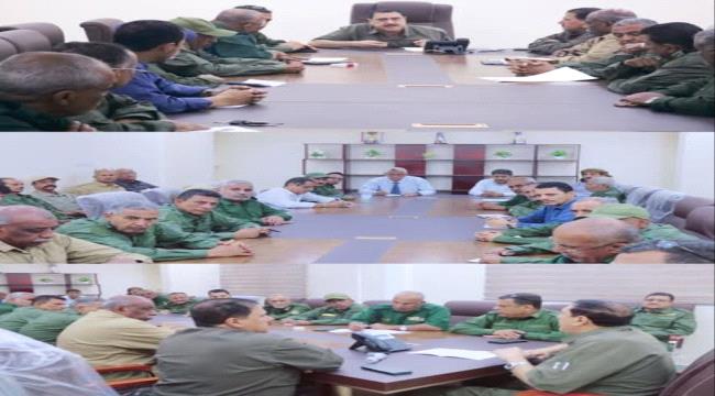 مدير أمن عدن الشعيبي يترأس اجتماعا لمتابعة المستجدات وتعزيز الأمن والاستقرار ...