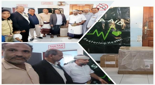 بتوجيه من الشاعري.. مدير الصحة يستلم جهاز فحص الدم للمركز الصحي بمدافن قعطبة ...