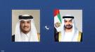 رئيس دولة الإمارات وأمير قطر يبحثان التطورات في المنطقة...