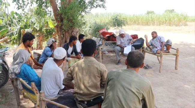 مدير عام الزراعة بالحديدة يبحث أزمة الجفاف ومساعدات المزارعين في حيس