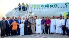 مطار عدن الدولي يستقبل الطائرة الجديدة 