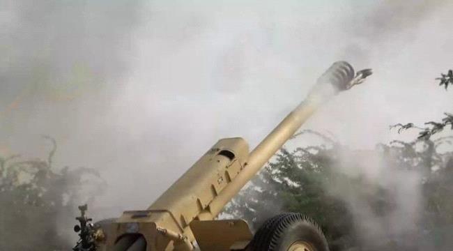 ردّاً على خروقاتها.. القوات الحكومية تدك مواقع حوثية في 