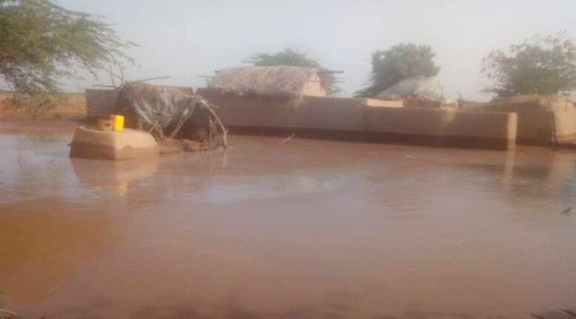 سيول جارفة تضرب مديرية 