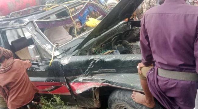 تعز: وفاة طفلين وإصابة 4 آخرين في حادث انقلاب مروع بـ 'جبل حبشي ...