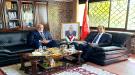 السفير الأصبحي يبحث مع سفير دولة فلسطين لدى المغرب العلاقات الأخوية بين البلدين ...